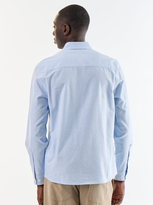 Chemise oxford à ouverture boutonnée - Kiabi Chemise oxford à ouverture boutonnée - Kiabi