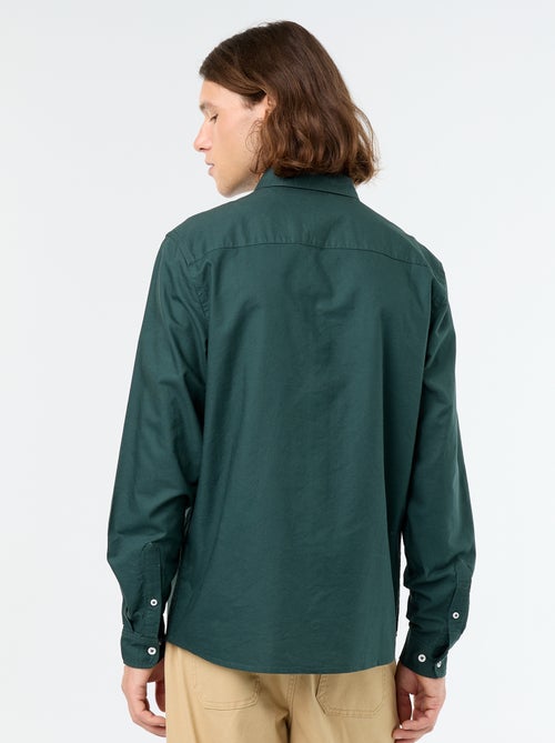 Chemise oxford à ouverture boutonnée - Kiabi Chemise oxford à ouverture boutonnée - Kiabi