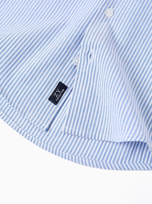 Chemise Oxford à Rayures - Kiabi