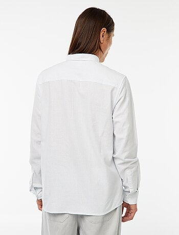 Chemise Oxford avec motif à rayures