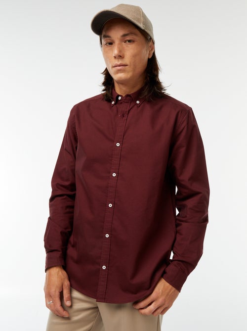 Chemise oxford regular fit - Kiabi