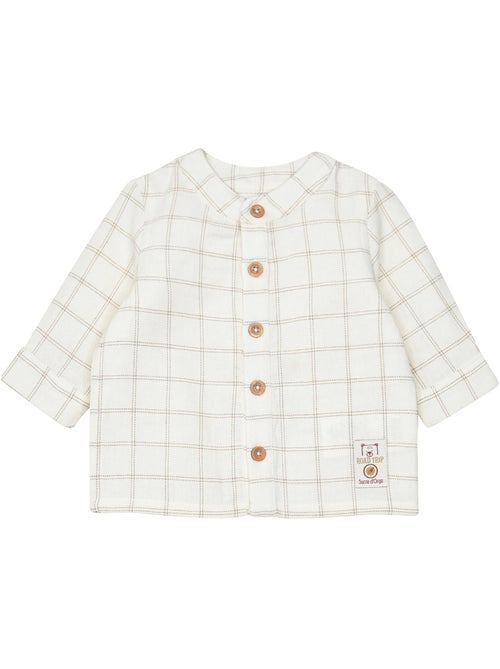 Chemise pantalon sebastien tisse teint - Kiabi