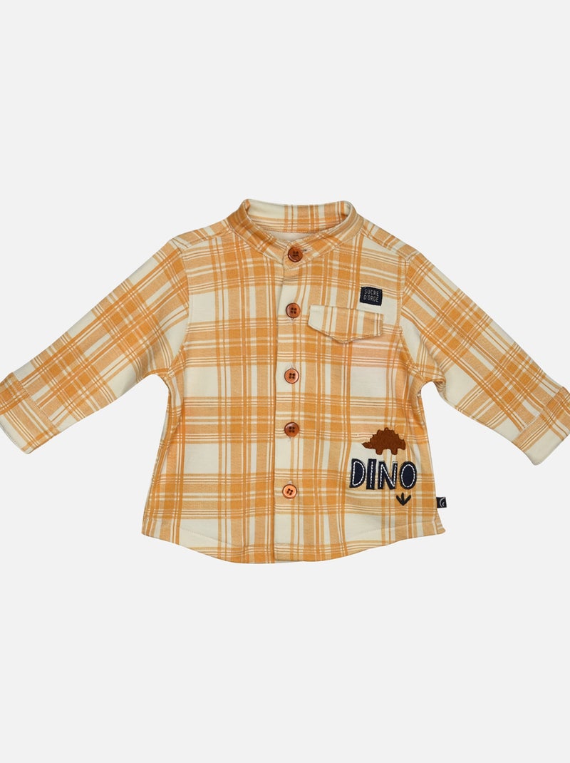 CHEMISE + PANTALON VELOURS FRIEDRICH Orange - Kiabi