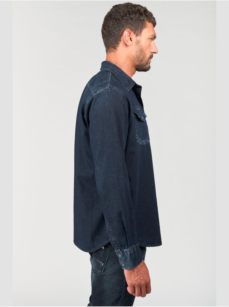 Chemise PEDRO en jeans 'Le Temps Des Cerises' Bleu - Kiabi
