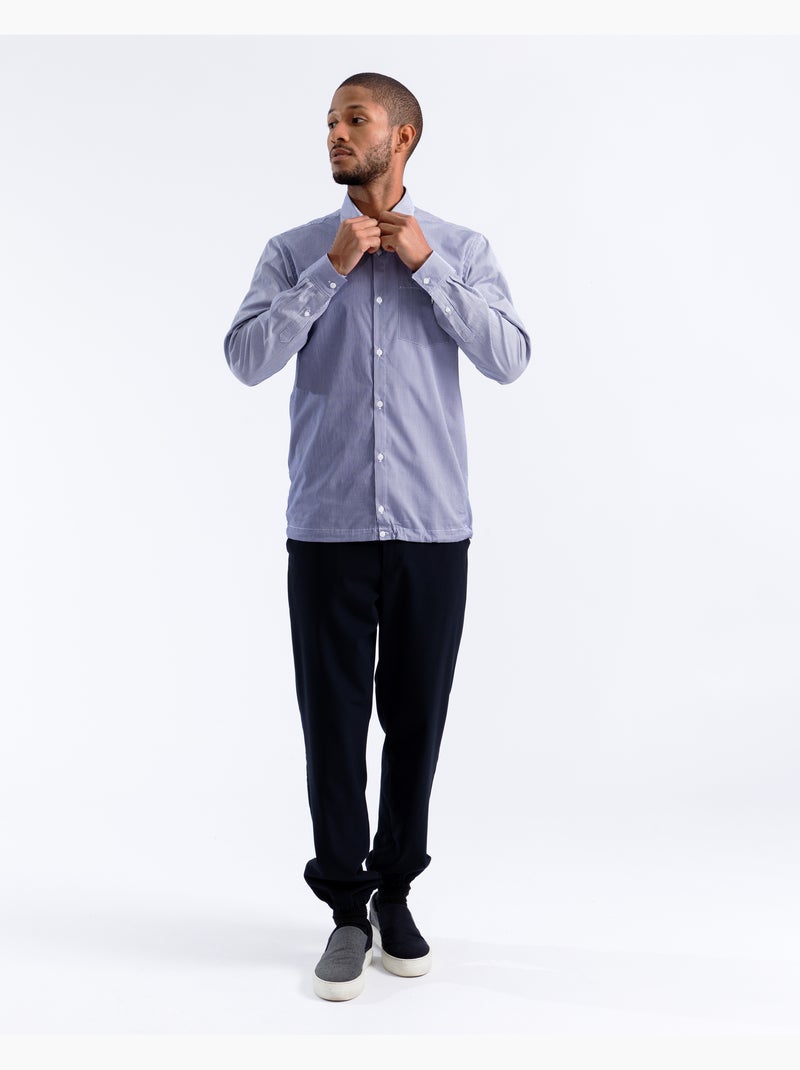 Chemise Perspective   Regular - New Man Bleu - Kiabi
