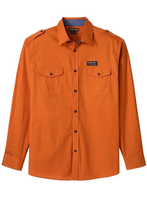 Chemise Pilote en Popeline - ATLAS FOR MEN - Kiabi