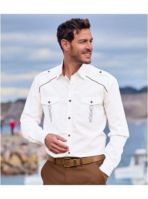 Chemise Pilote Exploration   - ATLAS FOR MEN - Kiabi