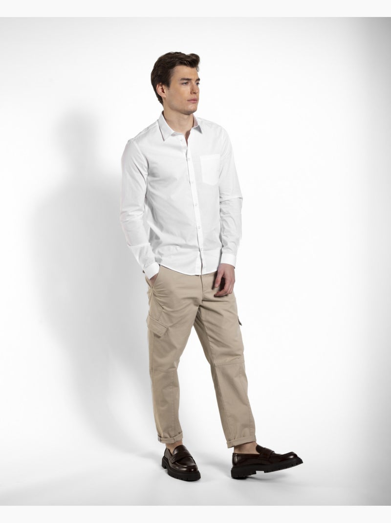 Chemise Pop   Regular - New Man Blanc - Kiabi