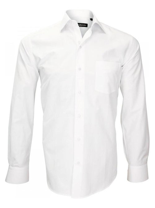 Chemise popeline armurée TRADIZZIONE - Kiabi