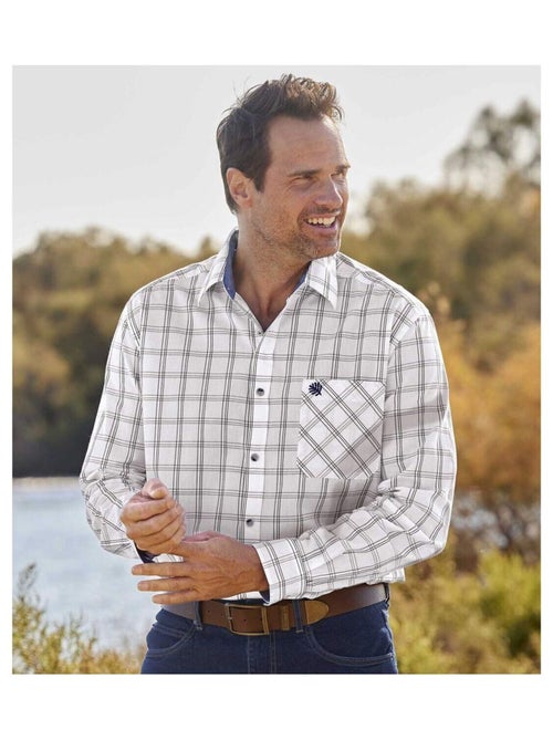 Chemise Popeline Carreaux Montréal - ATLAS FOR MEN - Kiabi Chemise Popeline Carreaux Montréal - ATLAS FOR MEN - Kiabi