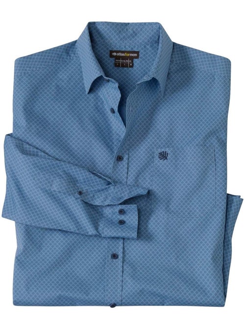Chemise popeline fantaisie - atlas for men - Kiabi Chemise popeline fantaisie - atlas for men - Kiabi