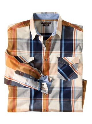Chemise Popeline Passion Outdoor   - ATLAS FOR MEN
