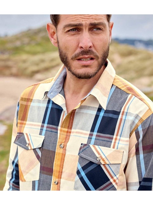 Chemise Popeline Passion Outdoor   - ATLAS FOR MEN - Kiabi