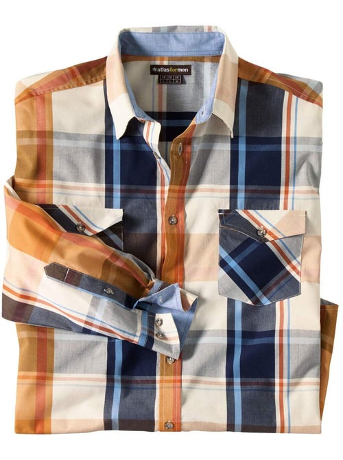 Chemise popeline passion outdoor - atlas for men - Kiabi Chemise popeline passion outdoor - atlas for men - Kiabi