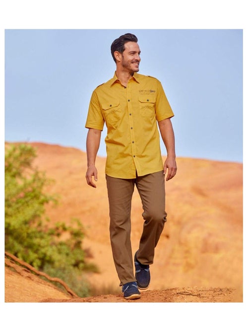 Chemise Popeline Pilote Explorer   - ATLAS FOR MEN - Kiabi
