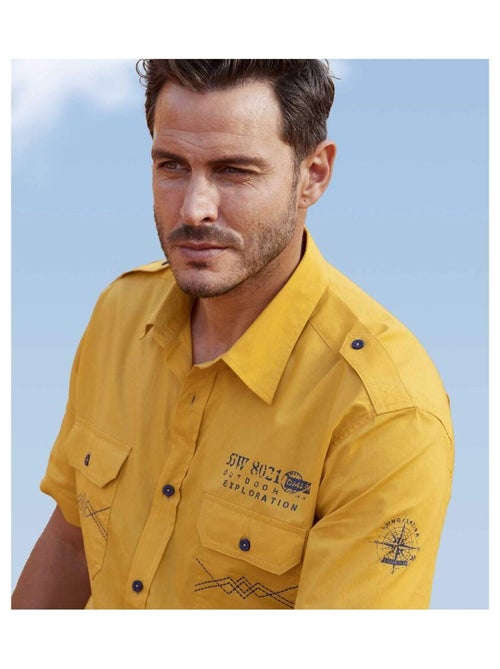 Chemise Popeline Pilote Explorer   - ATLAS FOR MEN - Kiabi