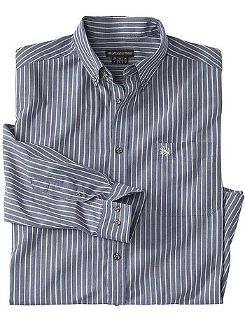 Chemise Popeline Rayée - ATLAS FOR MEN