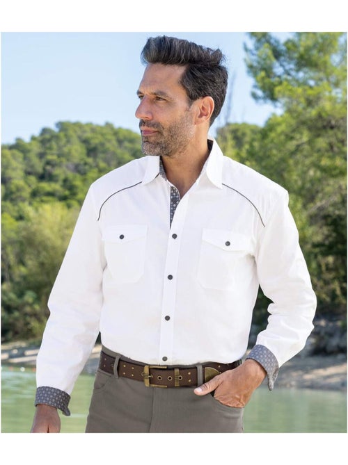 Chemise Popeline Sun Valley  - Atlas For Men - Kiabi