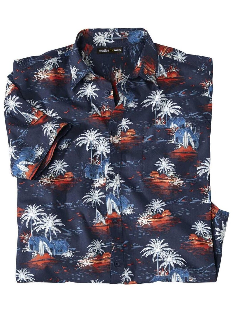 Chemise Popeline Tuamotu  - Atlas For Men Multicolore - Kiabi