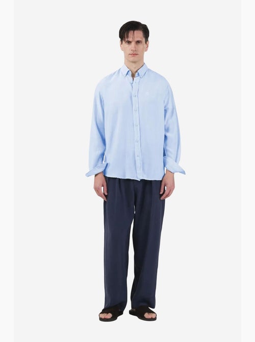 Chemise pour homme, coupe classique, en popeline boutonnée giesto - Kiabi Chemise pour homme, coupe classique, en popeline boutonnée giesto - Kiabi