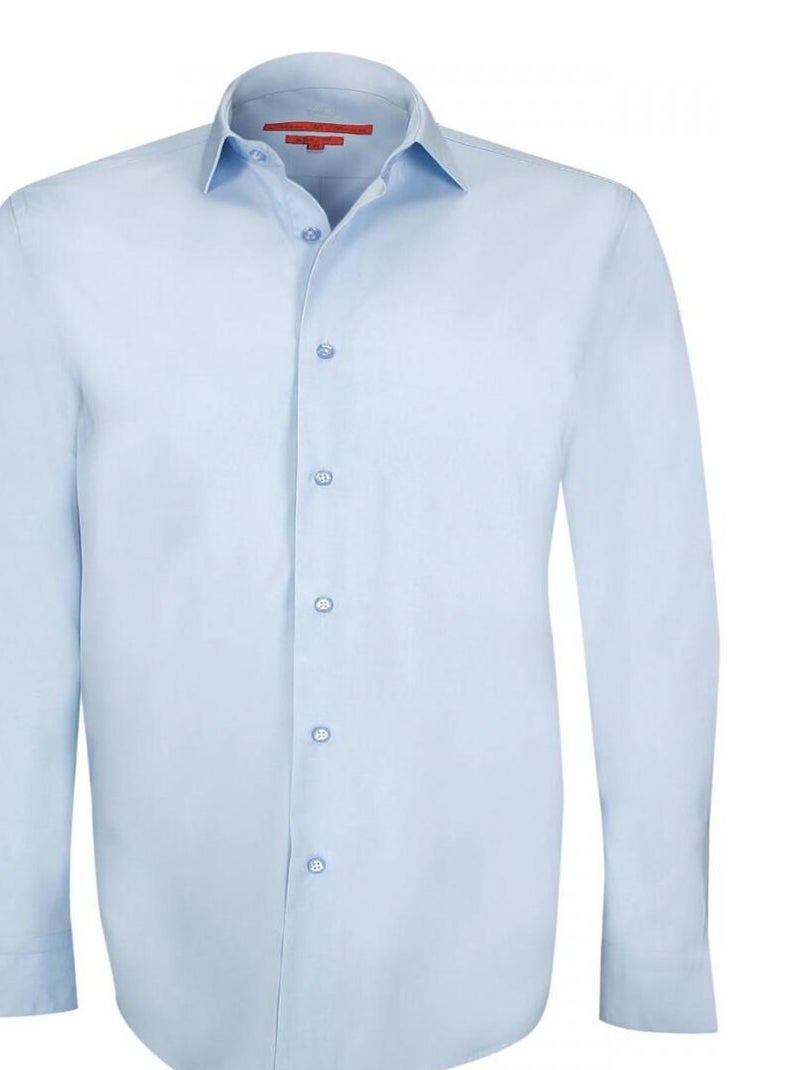 Chemise premium BASIC-MODE Bleu ciel - Kiabi