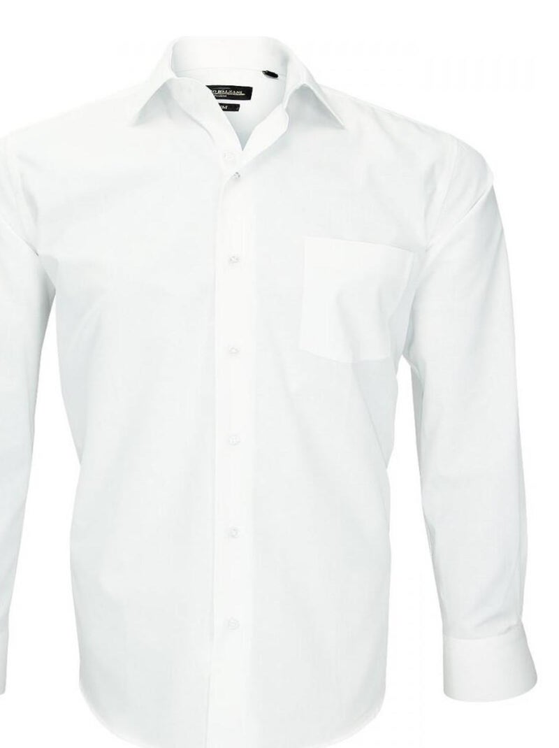 Chemise premium CLASSIQUE- FIL A FIL Blanc - Kiabi
