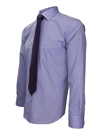 Chemise homme premium coupe droite CLASSIQUE- FIL A FIL Emporio balzani Parme , 43