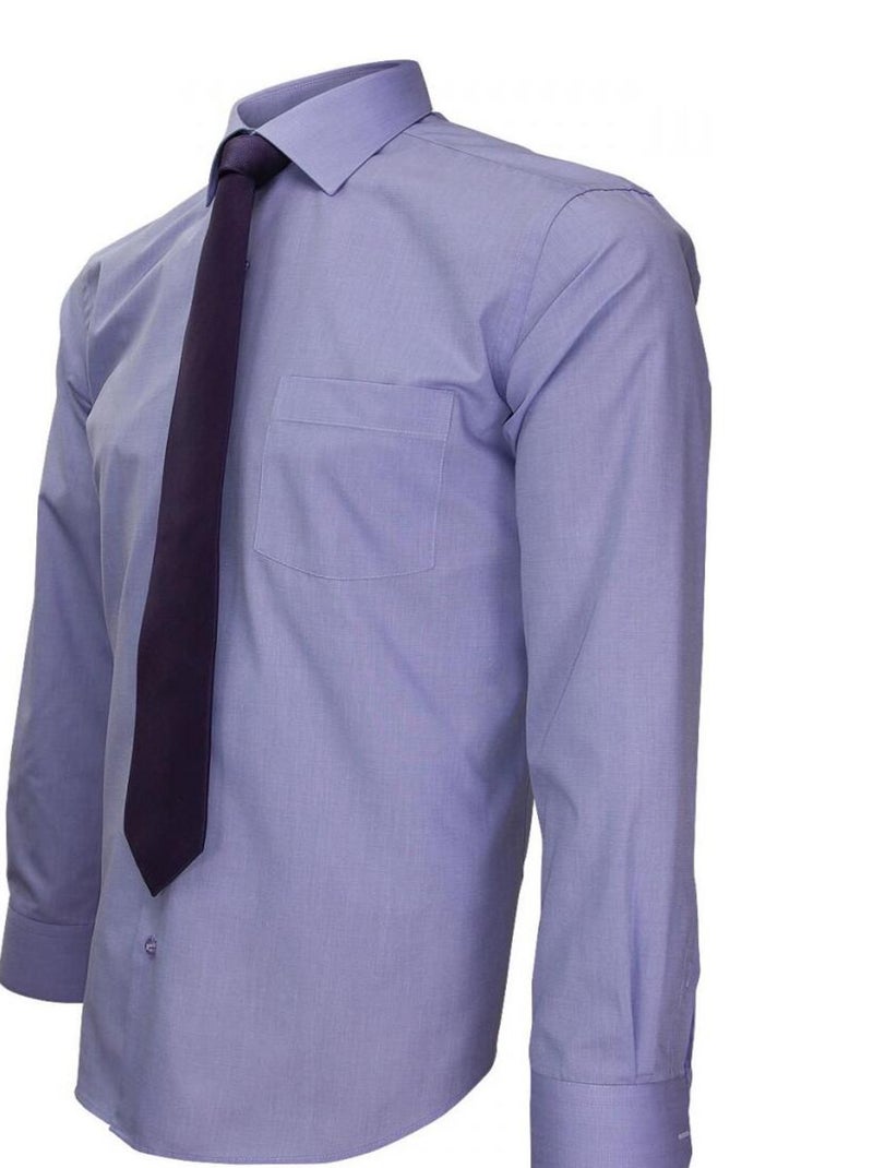 Chemise premium CLASSIQUE- FIL A FIL Rose - Kiabi