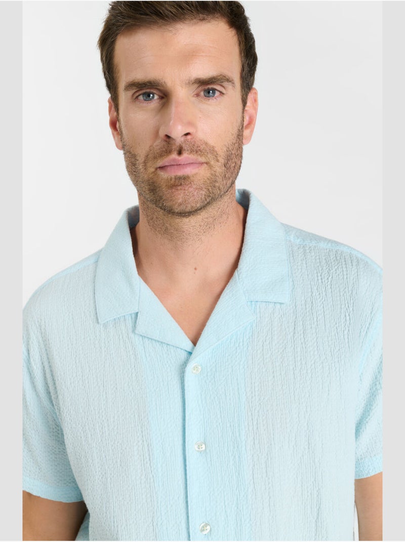 Chemise RALON 'Le Temps Des Cerises' Bleu - Kiabi