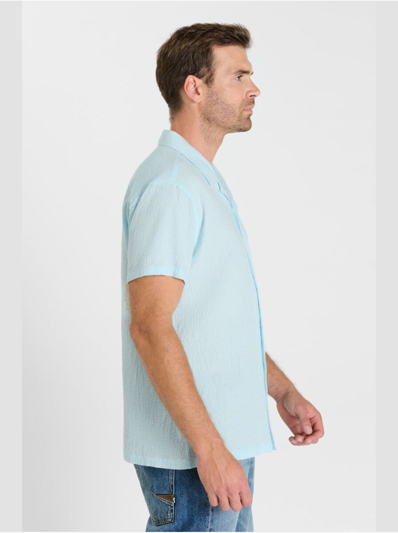 Chemise RALON 'Le Temps Des Cerises' Bleu - Kiabi