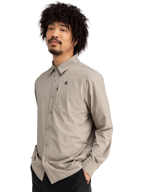 Chemise randonnée manches longues homme randonnée homme ferrata - Kiabi