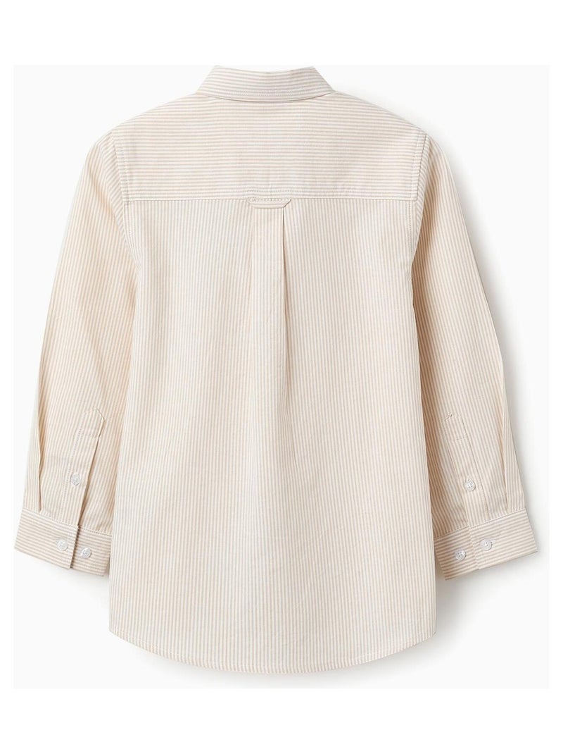 Chemise rayé, avec boutons FRENCH CONNECTION Beige - Kiabi