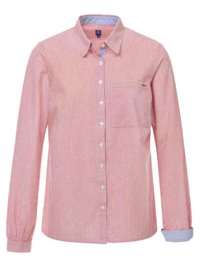 Chemise rayé rouge Femme Rouge - Kiabi