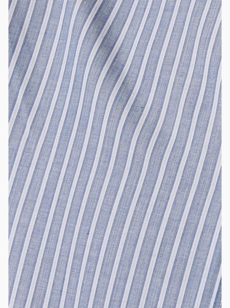 Chemise rayée - Damart Bleu - Kiabi