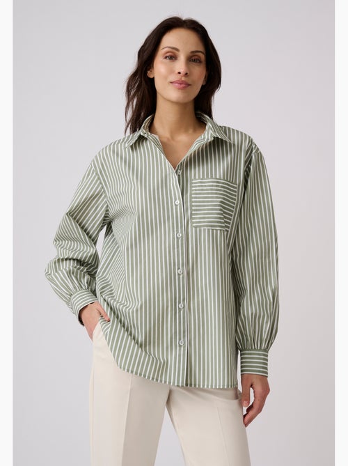 Chemise rayée - Damart - Kiabi