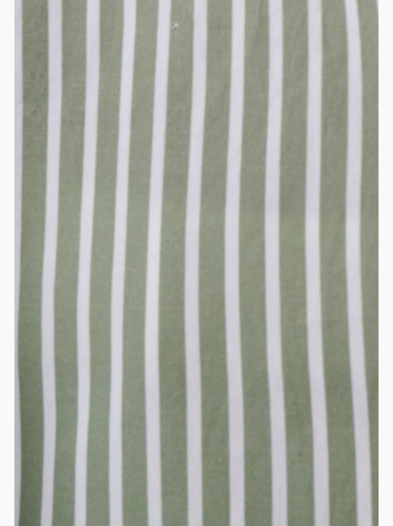 Chemise rayée - Damart Vert Sauge - Kiabi