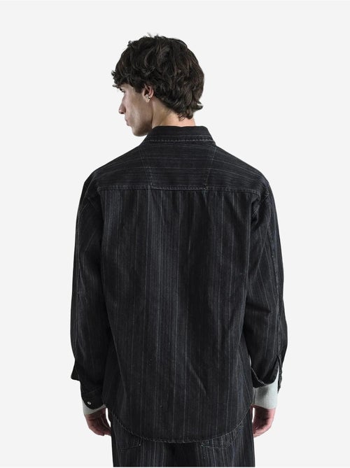 Chemise rayée à boutons pour homme giesto - Kiabi