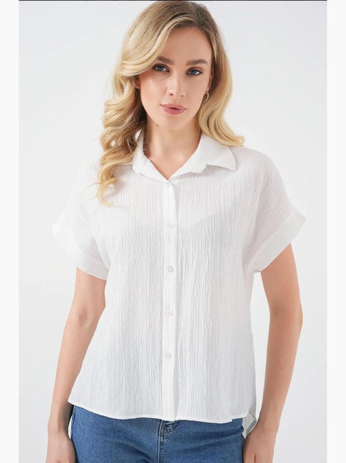 Chemise rayée à manches courtes bdart - Kiabi Chemise rayée à manches courtes bdart - Kiabi