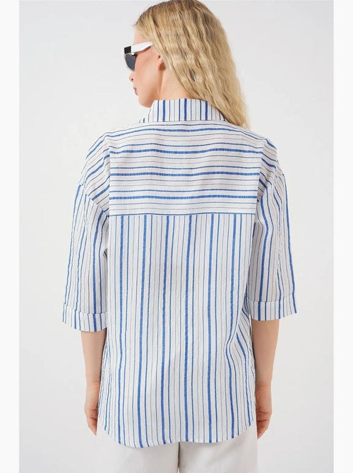 Chemise rayée à manches courtes bdart - Kiabi Chemise rayée à manches courtes bdart - Kiabi