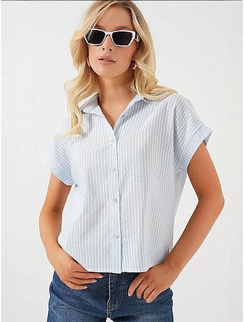 Chemise rayée à manches courtes bdart