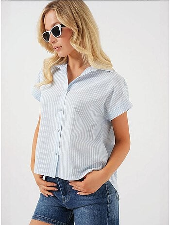Chemise rayée à manches courtes bdart