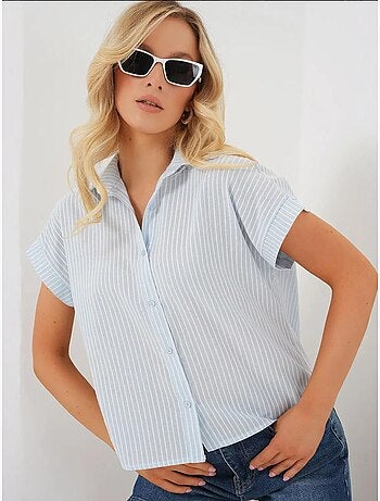 Chemise rayée à manches courtes bdart