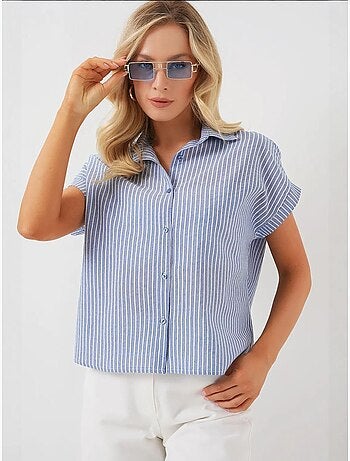 Chemise rayée à manches courtes bdart
