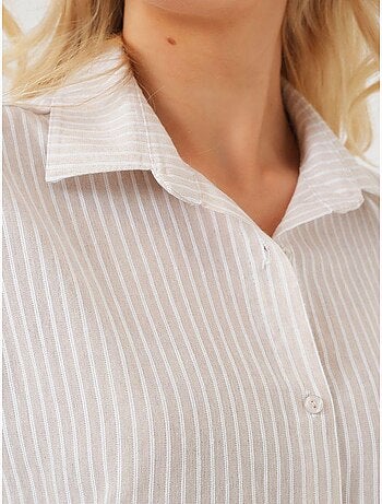 Chemise rayée à manches courtes bdart