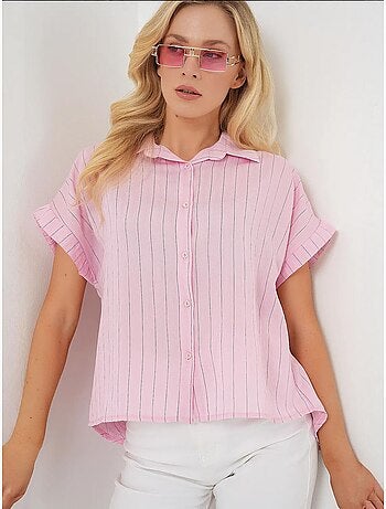 Chemise rayée à manches courtes bdart