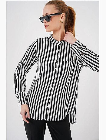Chemise rayée à manches longues bdart