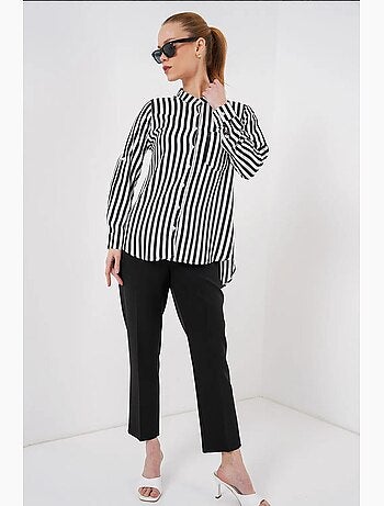Chemise rayée à manches longues bdart