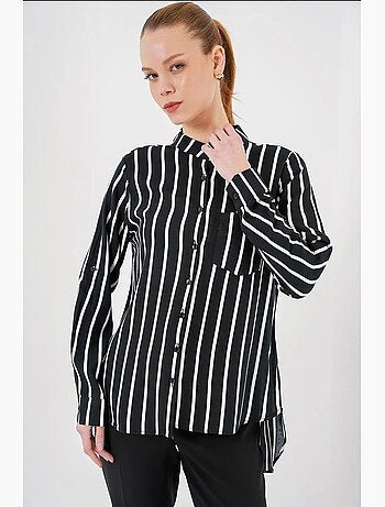 Chemise rayée à manches longues bdart