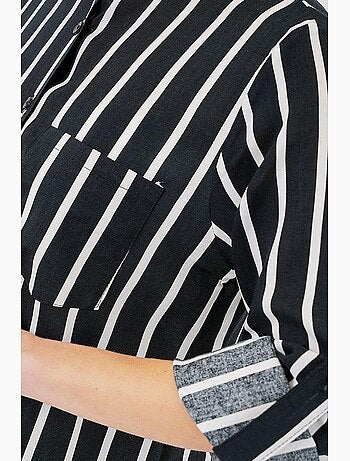 Chemise rayée à manches longues bdart
