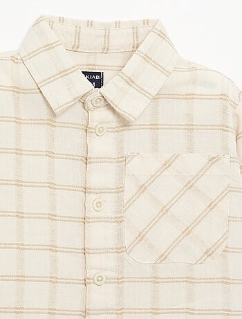 Chemise rayée à manches longues